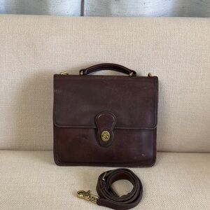 Vintage Coach Willis bag in cognac leather